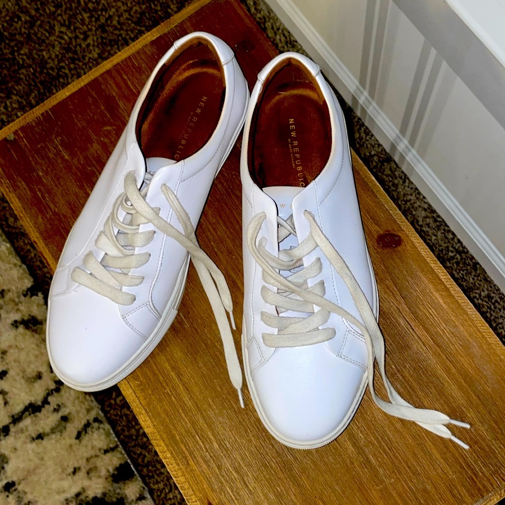 New Republic White Men's Sneakers